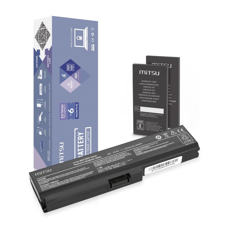 Bateria Mitsu do Toshiba M305, M800, U400 Bateria Mitsu do Toshiba M305, M800, U400