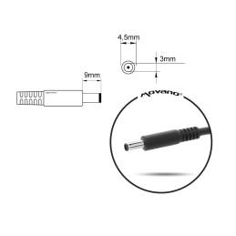 Zasilacz Mitsu 19.5V 3.34A (4.5x3.0 pin) 65W do Dell