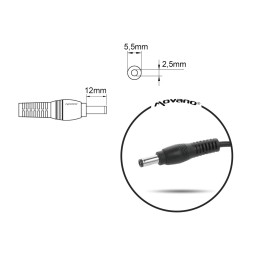 Zasilacz Mitsu 19V 3.95A (5.5x2.5) 75W do Toshiba, Compaq, HP, Asus