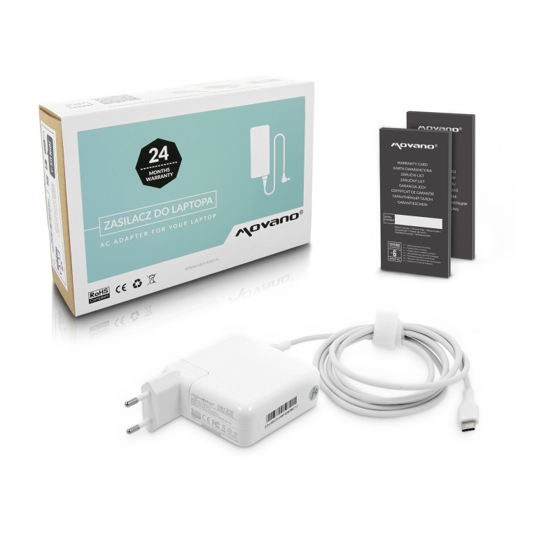 Zasilacz Movano 61W USB type C USB-C Zasilacz Movano 61W USB type C USB-C