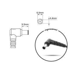 Zasilacz Movano 19.5V 4.7A (6.5x4.4 pin) 90W do Sony