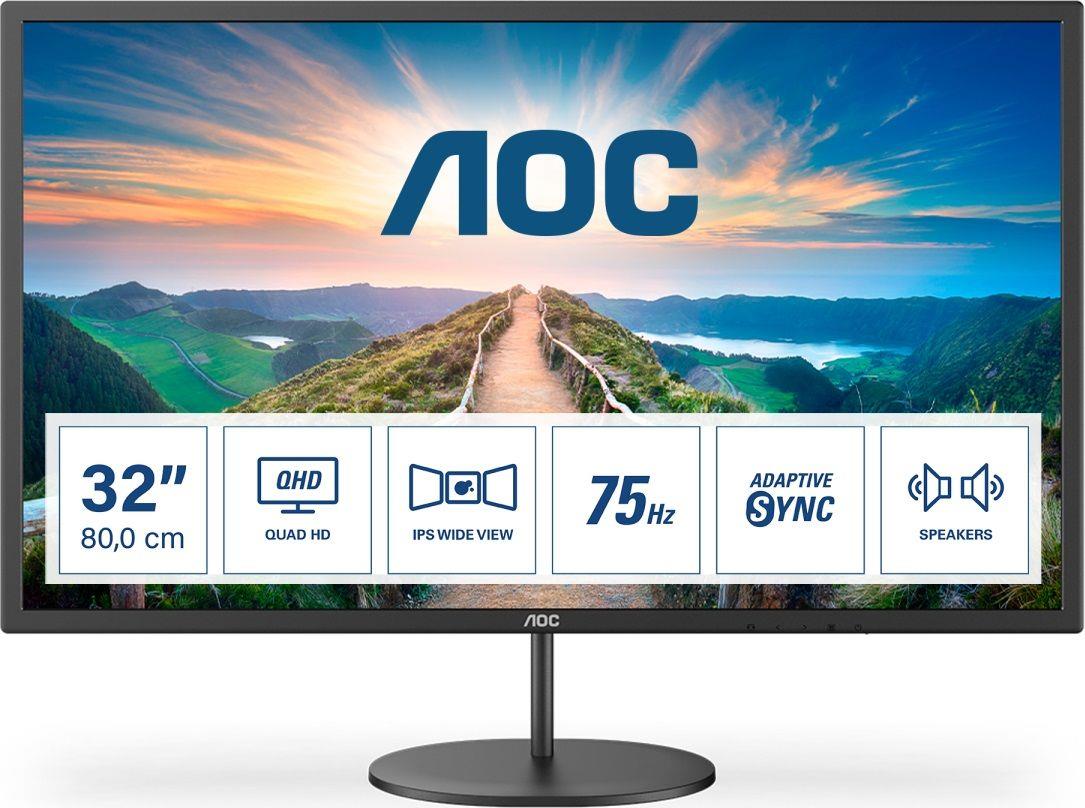 Monitor AOC 31,5" Q32V4 HDMI DP głośniki - powystawowy